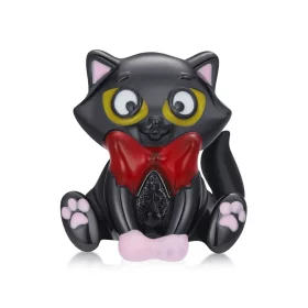 Pandora Style Elegant Black Cat Charm - SCC2031 Pandora Style Elegant Black Cat Charm - SCC2031