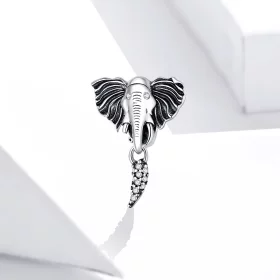Pandora Style Elephant with Missing Teeth Charm - SCC1583 Pandora Style Elephant with Missing Teeth Charm - SCC1583