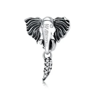 (image for) Pandora Style Elephant with Missing Teeth Charm - SCC1583