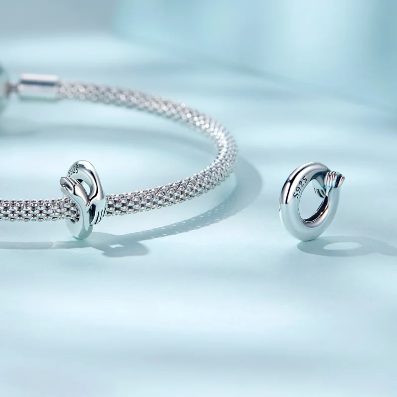 (image for) Pandora Style Embrace Spacer Charm - SCC2363 - View 5