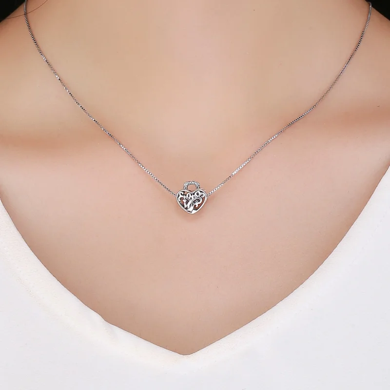 (image for) Pandora Style Eternal Lock Charm - SCC726 - View 5