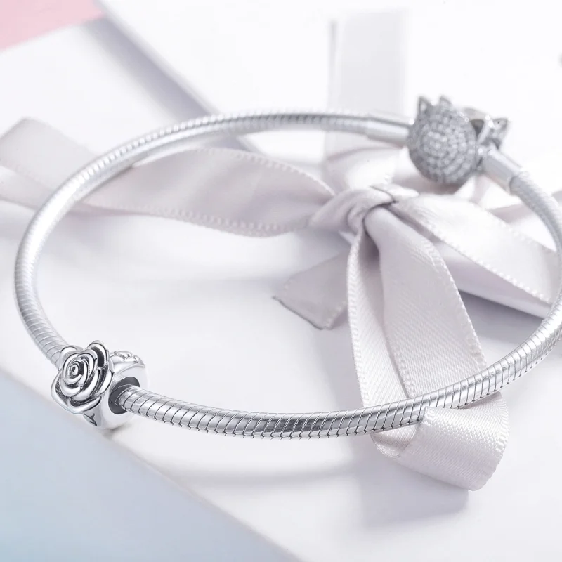 (image for) Pandora Style Eternal Rose Blossom Charm - SCC1101 - View 3
