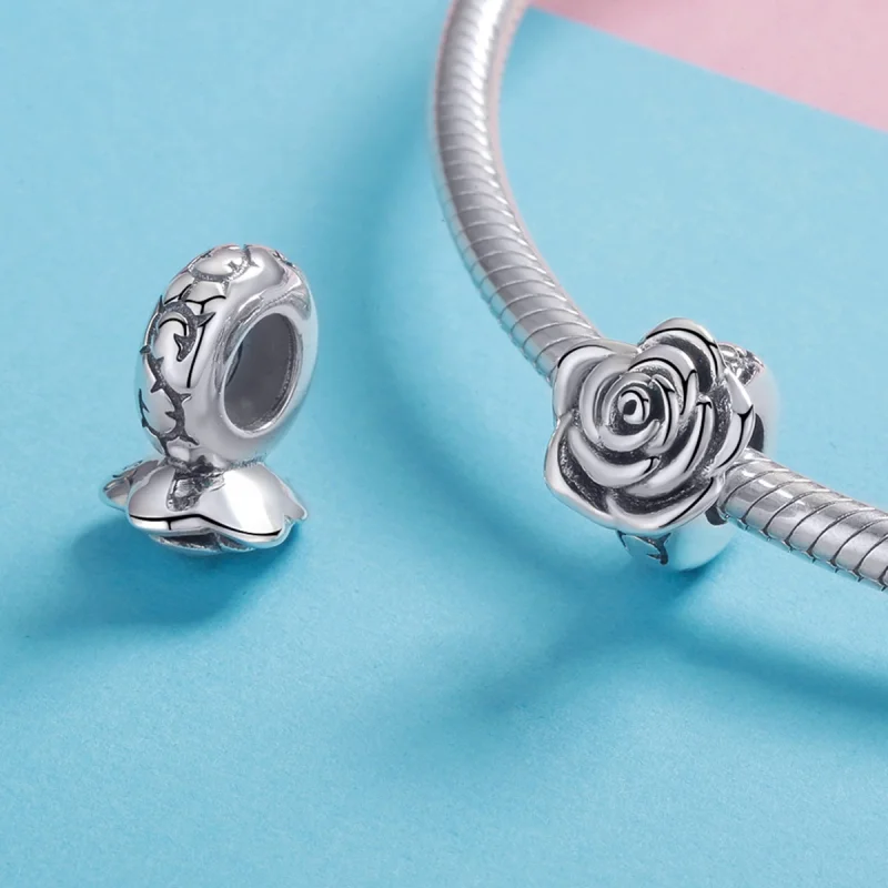 (image for) Pandora Style Eternal Rose Blossom Charm - SCC1101 - View 4