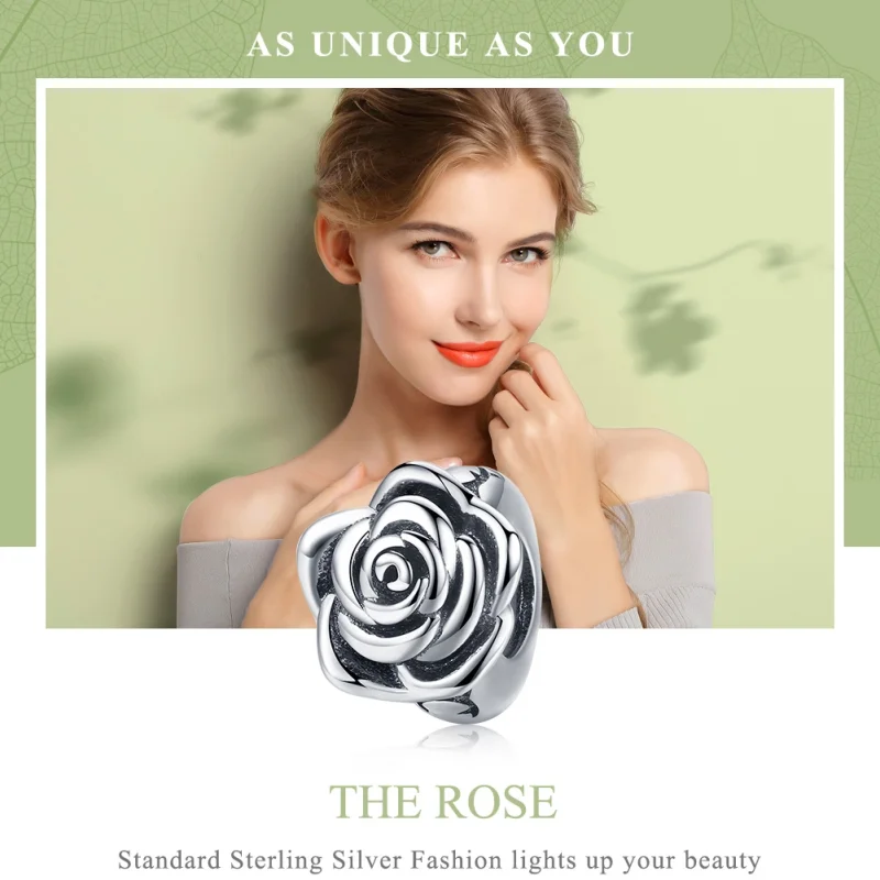 (image for) Pandora Style Eternal Rose Blossom Charm - SCC1101 - View 6