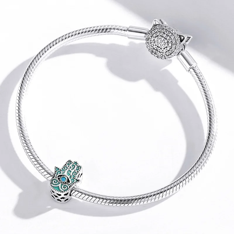 (image for) Pandora Style Eye of Fatima Charm - BSC510 - View 4