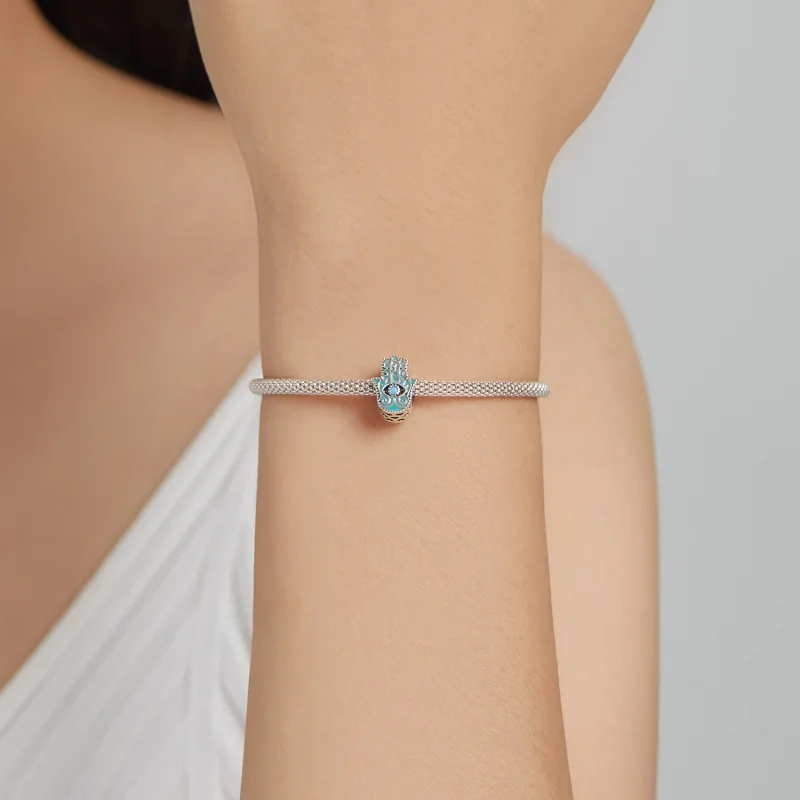 (image for) Pandora Style Eye of Fatima Charm - BSC510 - View 5