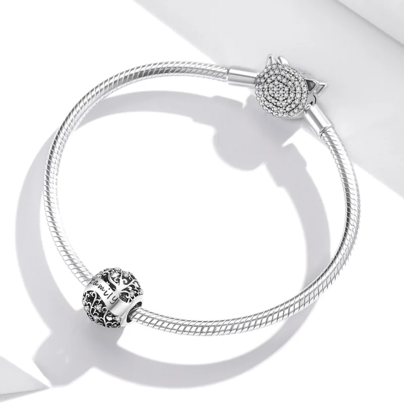 (image for) Pandora Style Family Tree Charm - BSC489 - View 3