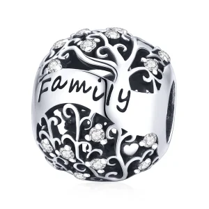 Pandora Style Family Tree Charm - BSC489 (image for) Pandora Style Family Tree Charm - BSC489