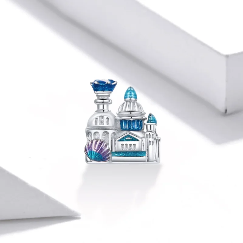 (image for) Pandora Style Fantasy Castle Charm - BSC432 - View 2