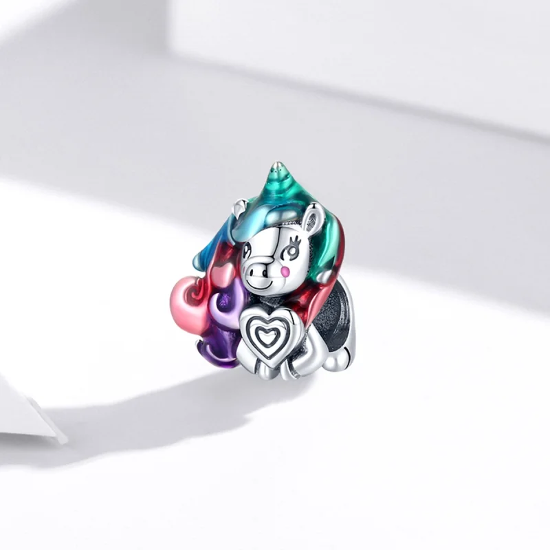 (image for) Pandora Style Fantasy Pony Charm - SCC1919 - View 2