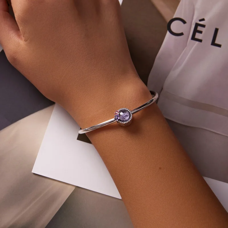 (image for) Pandora Style Feminine Power - Brilliant Flowers Charm - SCC2141 - View 5