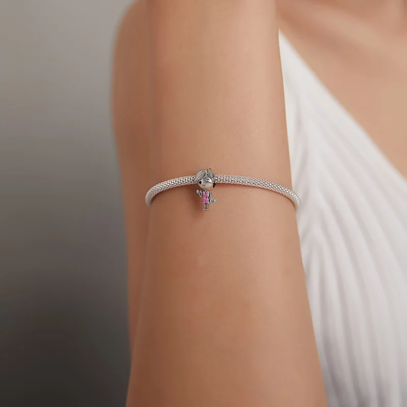 (image for) Pandora Style Fitness Girl Charm - BSC488 - View 5