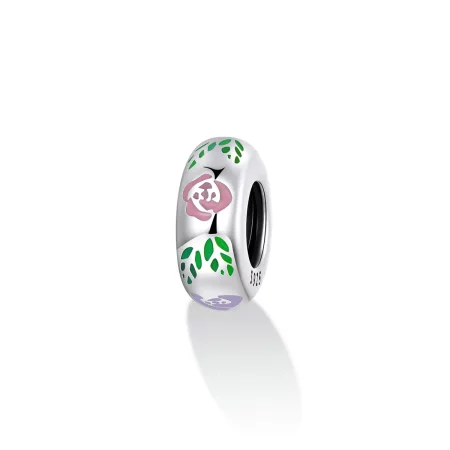 Pandora Style Flower Doodle Charm - BSC596
