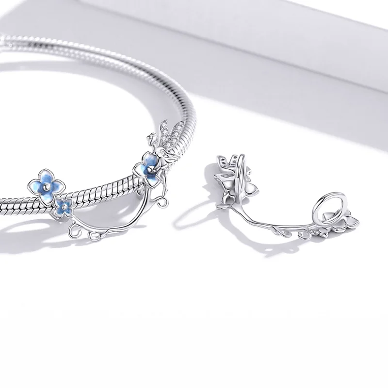 (image for) Pandora Style Flower Spirit Charm - BSC391 - View 4