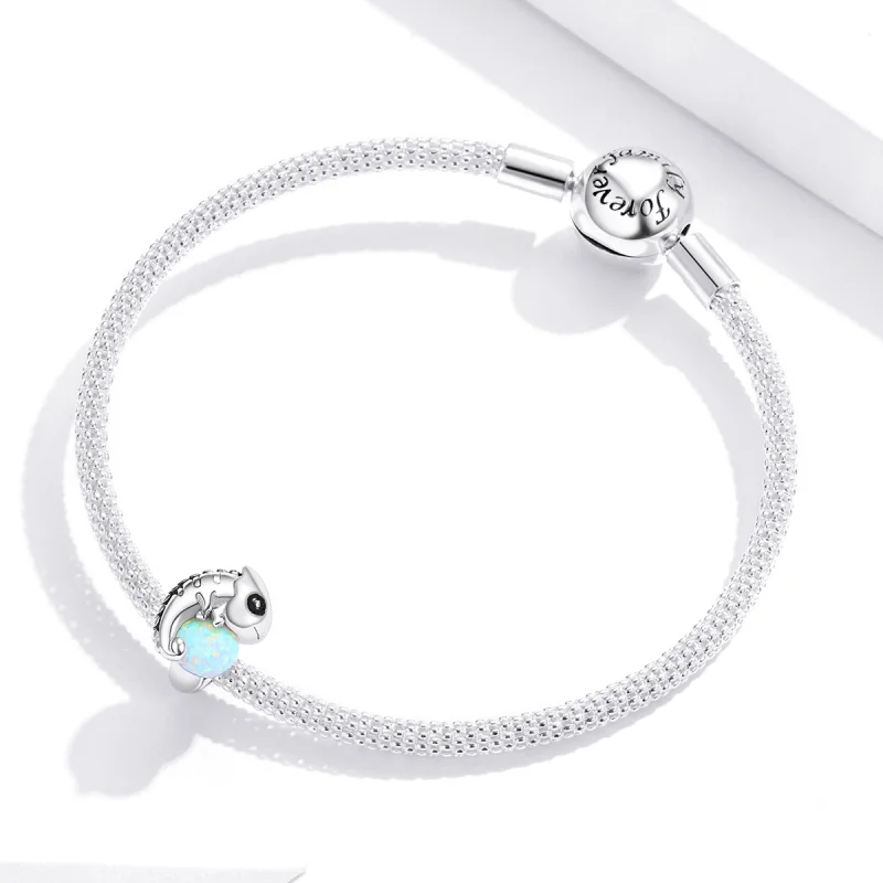 (image for) Pandora Style Funny Chameleon Charm - BSC254 - View 3