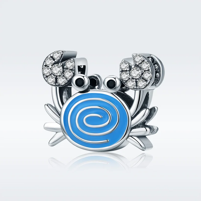 (image for) Pandora Style Funny Crab Charm - SCC682 - View 2