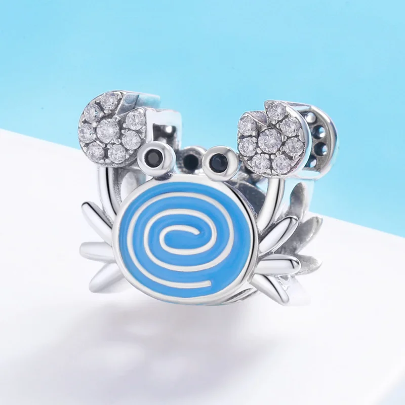 (image for) Pandora Style Funny Crab Charm - SCC682 - View 3