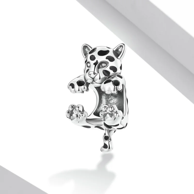 (image for) Pandora Style Funny Little Cheetah Charm - BSC556 - View 2
