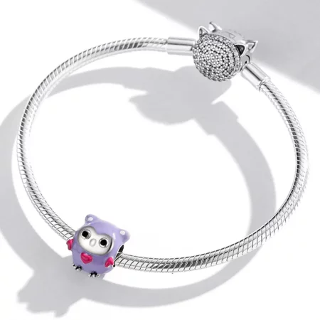 Pandora Style Funny Owl Charm - SCC1932