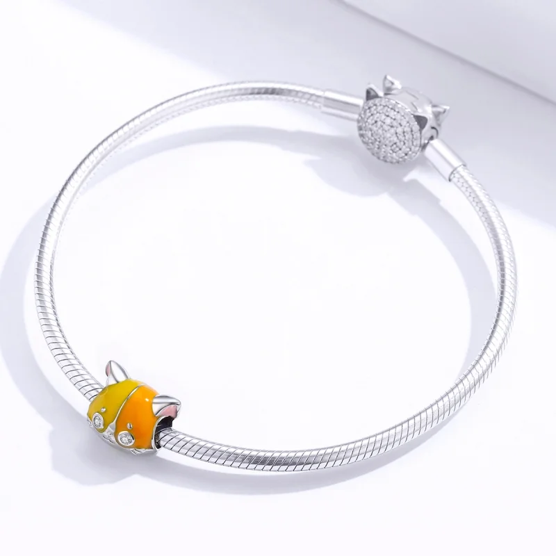 (image for) Pandora Style Garfield Charm - BSC189 - View 3