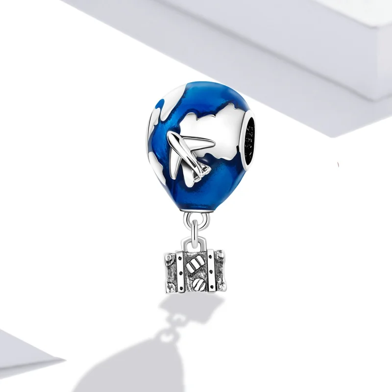 (image for) Pandora Style Globetrotter - Hot Air Balloon Charm - SCC2028 - View 2