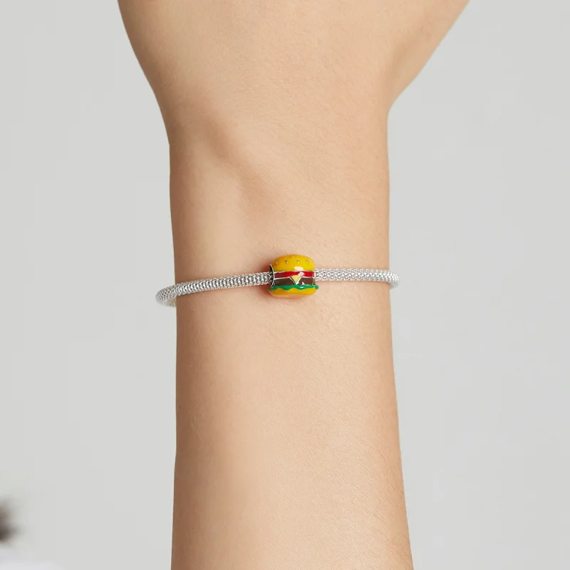 (image for) Pandora Style Gourmet Burger Charm - SCC2014 - View 5