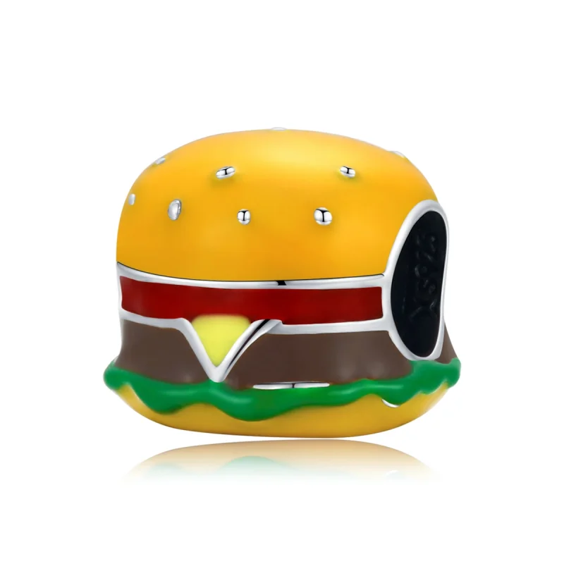 (image for) Pandora Style Gourmet Burger Charm - SCC2014 - Product Image