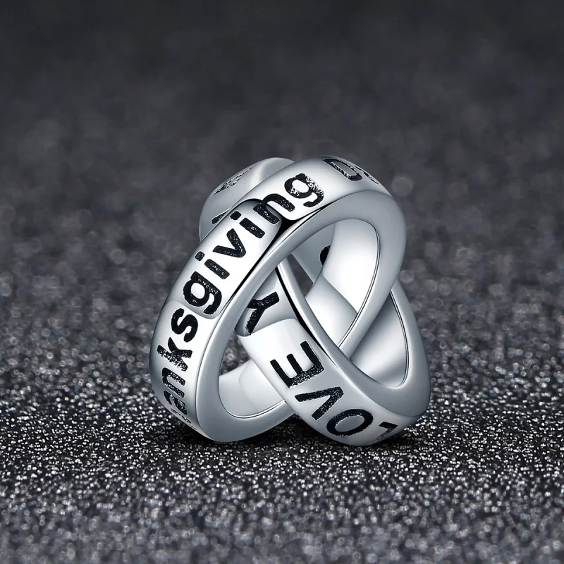 (image for) Pandora Style Grateful to You Charm - SCC227 - View 2