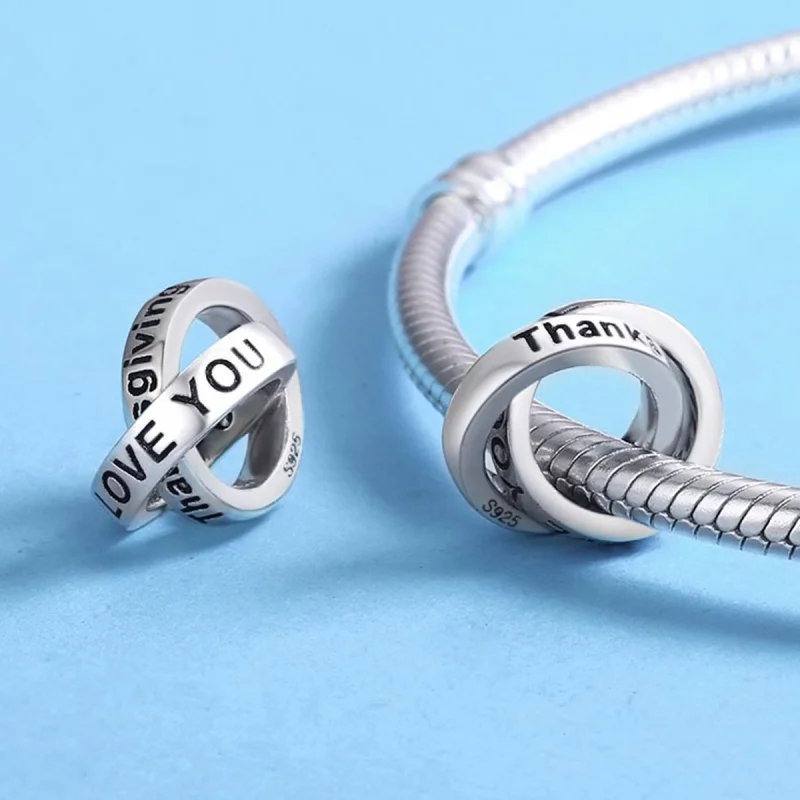 (image for) Pandora Style Grateful to You Charm - SCC227 - View 5