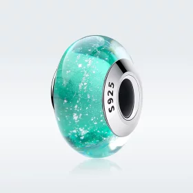 Pandora Style Green Murano Glass Charm - SCZ021 Pandora Style Green Murano Glass Charm - SCZ021