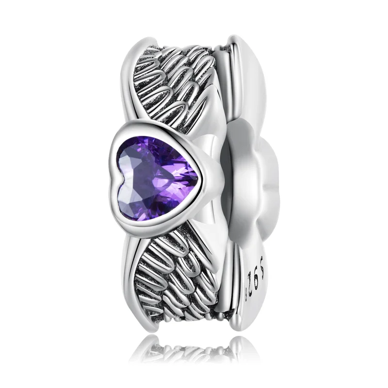 (image for) Pandora Style Guardian Heart Spacer Charm - BSC677 - Product Image