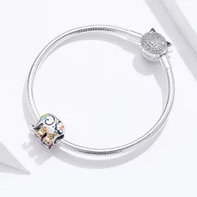 Pandora Style Happy Elephant Charm - BSC095 Pandora Style Happy Elephant Charm - BSC095