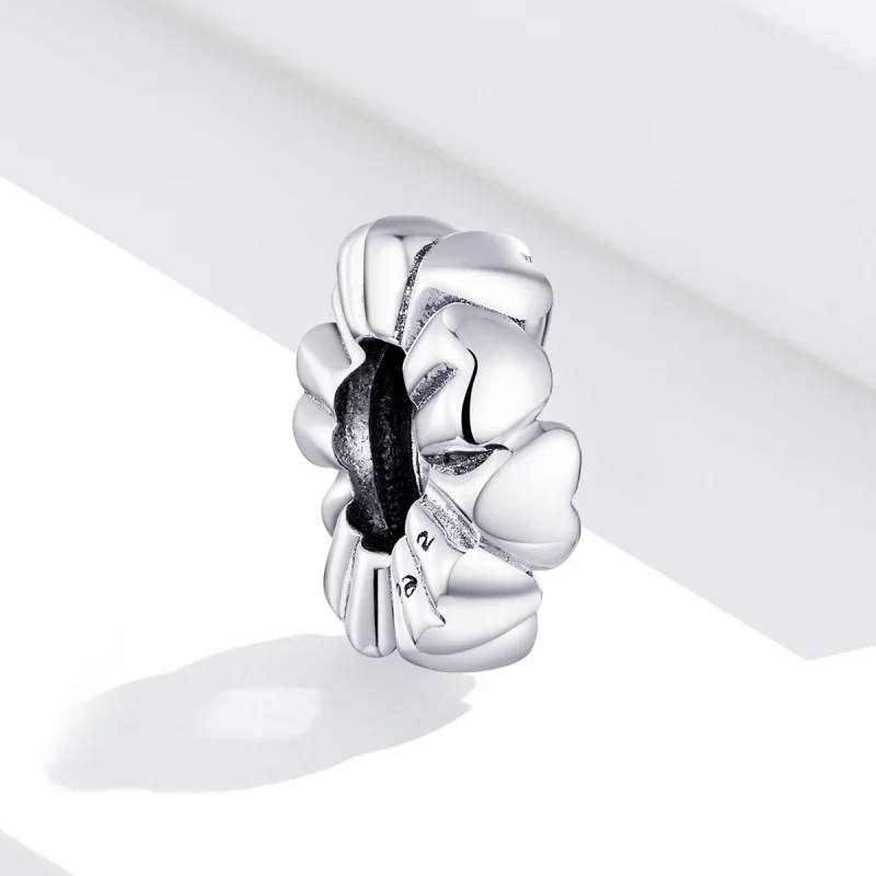 (image for) Pandora Style Heart to Heart Charm - SCC1521 - View 3