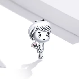 Pandora Style Heartbeat Boy Charm - BSC400 Pandora Style Heartbeat Boy Charm - BSC400