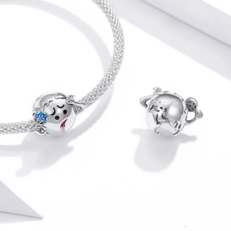 (image for) Pandora Style Hot Earth Charm - SCC1582 - View 3