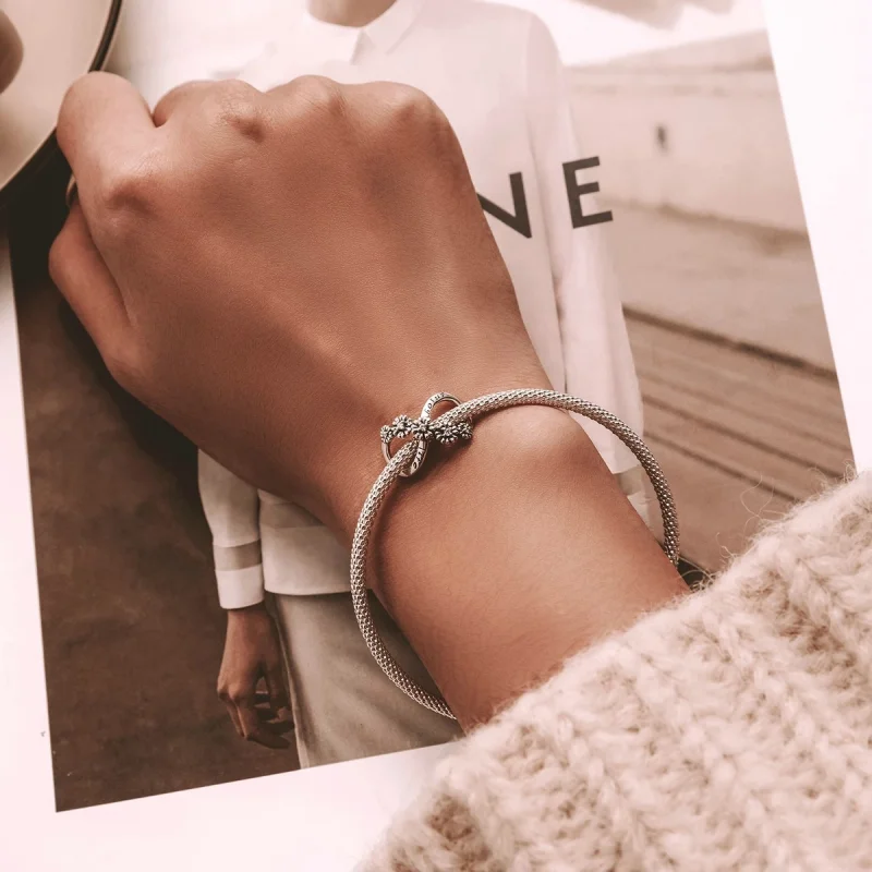 (image for) Pandora Style Infinite Flowers Charm - SCC2099 - View 6