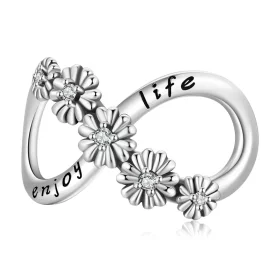 Pandora Style Infinite Flowers Charm - SCC2099 Pandora Style Infinite Flowers Charm - SCC2099