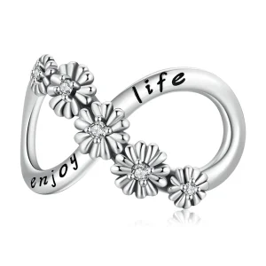 (image for) Pandora Style Infinite Flowers Charm - SCC2099