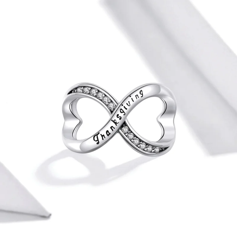 (image for) Pandora Style Infinity Symbol Charm - SCC1636 - View 2