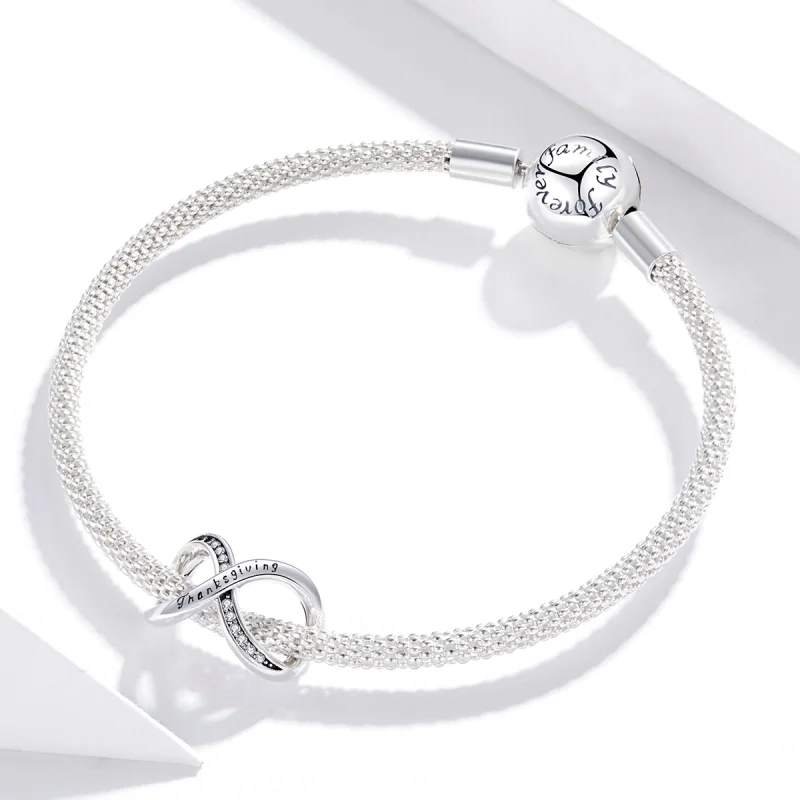 (image for) Pandora Style Infinity Symbol Charm - SCC1636 - View 3