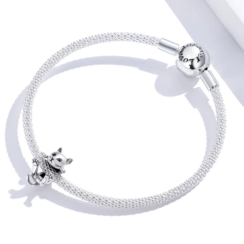 (image for) Pandora Style Kitten Charm - BSC208 - View 2