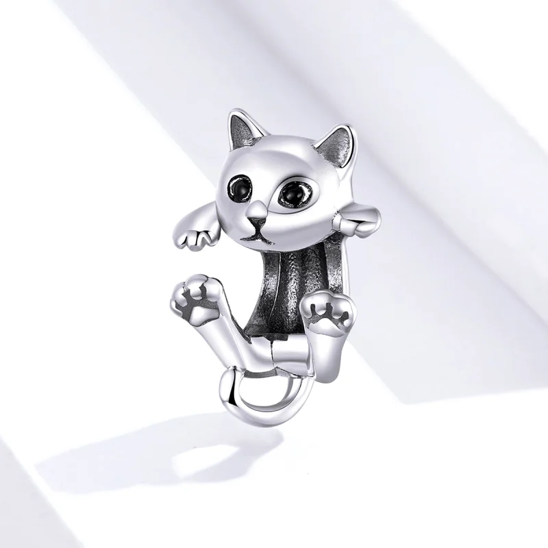 (image for) Pandora Style Kitten Charm - BSC208 - View 4