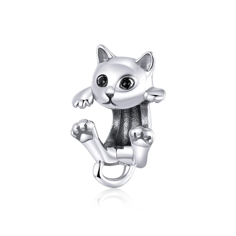 (image for) Pandora Style Kitten Charm - BSC208 - Product Image