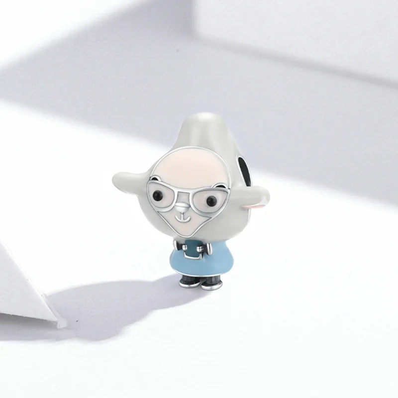 (image for) Pandora Style Lamb Lawyer Charm - SCC1965 - View 2