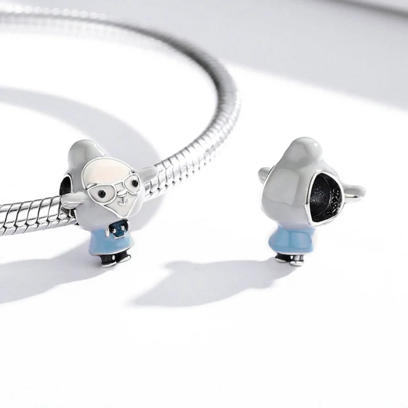 (image for) Pandora Style Lamb Lawyer Charm - SCC1965 - View 4