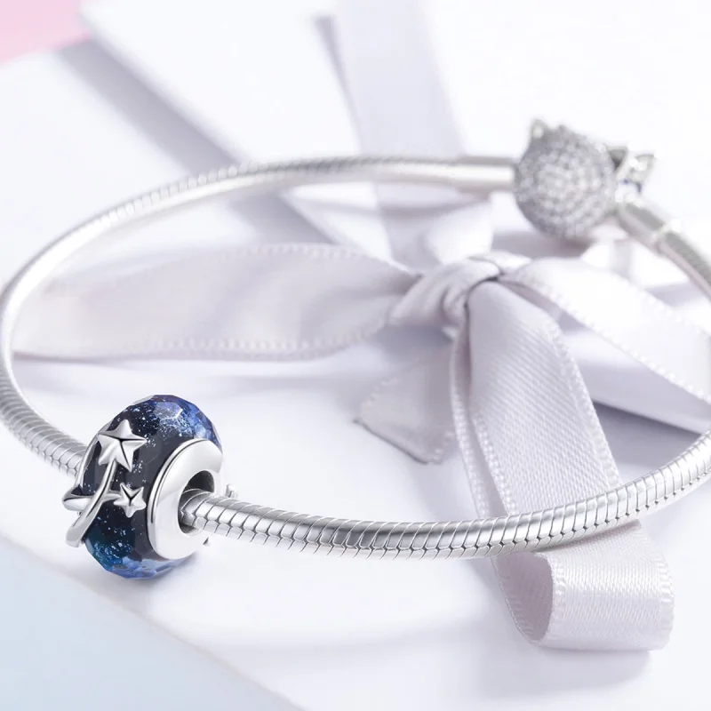 (image for) Pandora Style Late Autumn Night Sky Charm - SCC861 - View 4