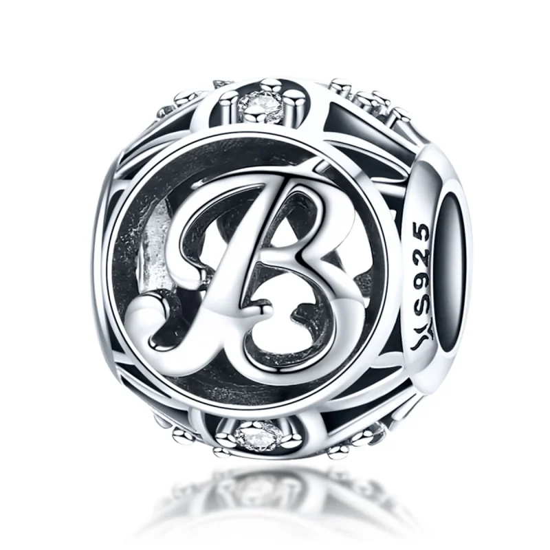 (image for) Pandora Style Letter-B Charm - SCC738-B - Product Image
