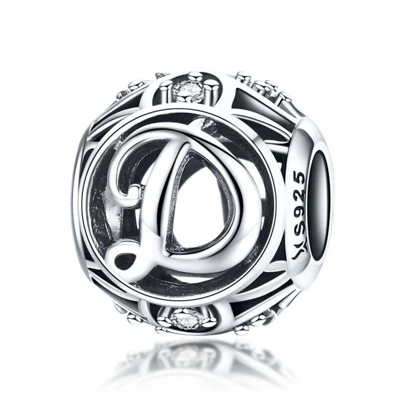 (image for) Pandora Style Letter-D Charm - SCC738-D - Product Image