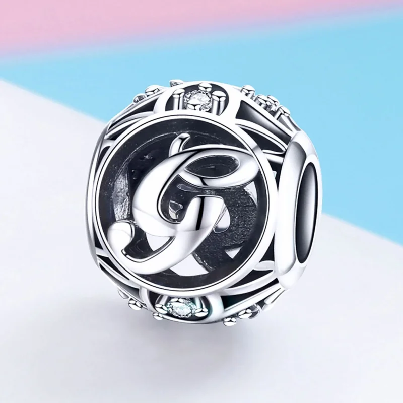 (image for) Pandora Style Letter-G Charm - SCC738-G - View 2