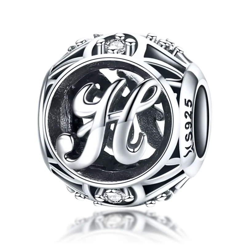 (image for) Pandora Style Letter-H Charm - SCC738-H - Product Image